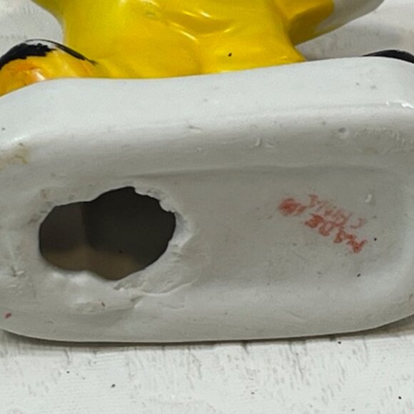 VTG 3 Piece Ceramic CLOWN BAND Figurines Violin Accordion Horn Musicians 3" - Picture 10 of 15